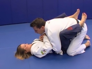 Ich lass mir vom Judo Lehrer schoen ins Gesicht spritzen