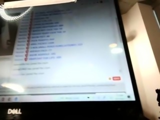 Provoking webcam milf worships a big black cock POV style