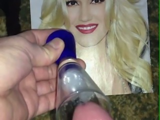 Cum in Shot Glass to Gwen Stefani