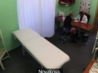 Sexy Novakova gets cured by doctors cock