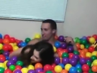 Small tits teen girls naked in ball pit