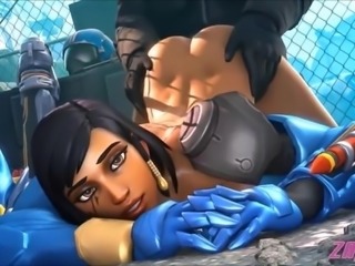 Pharah in Overwatch have sex