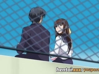Hentai.xxx - Young girls first cock experiment