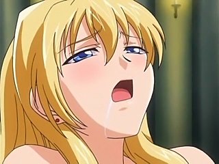Blonde hentai girl gets fucked in various poses